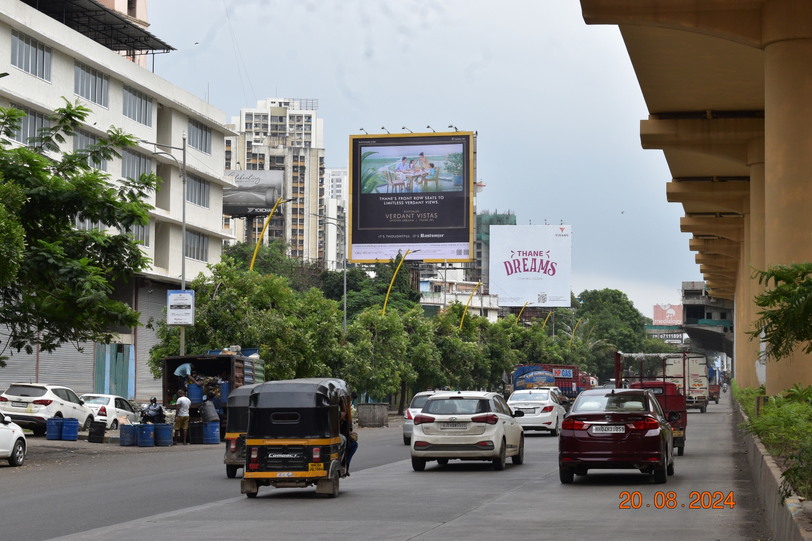 Thane Kapurbavdi Balkum hoarding